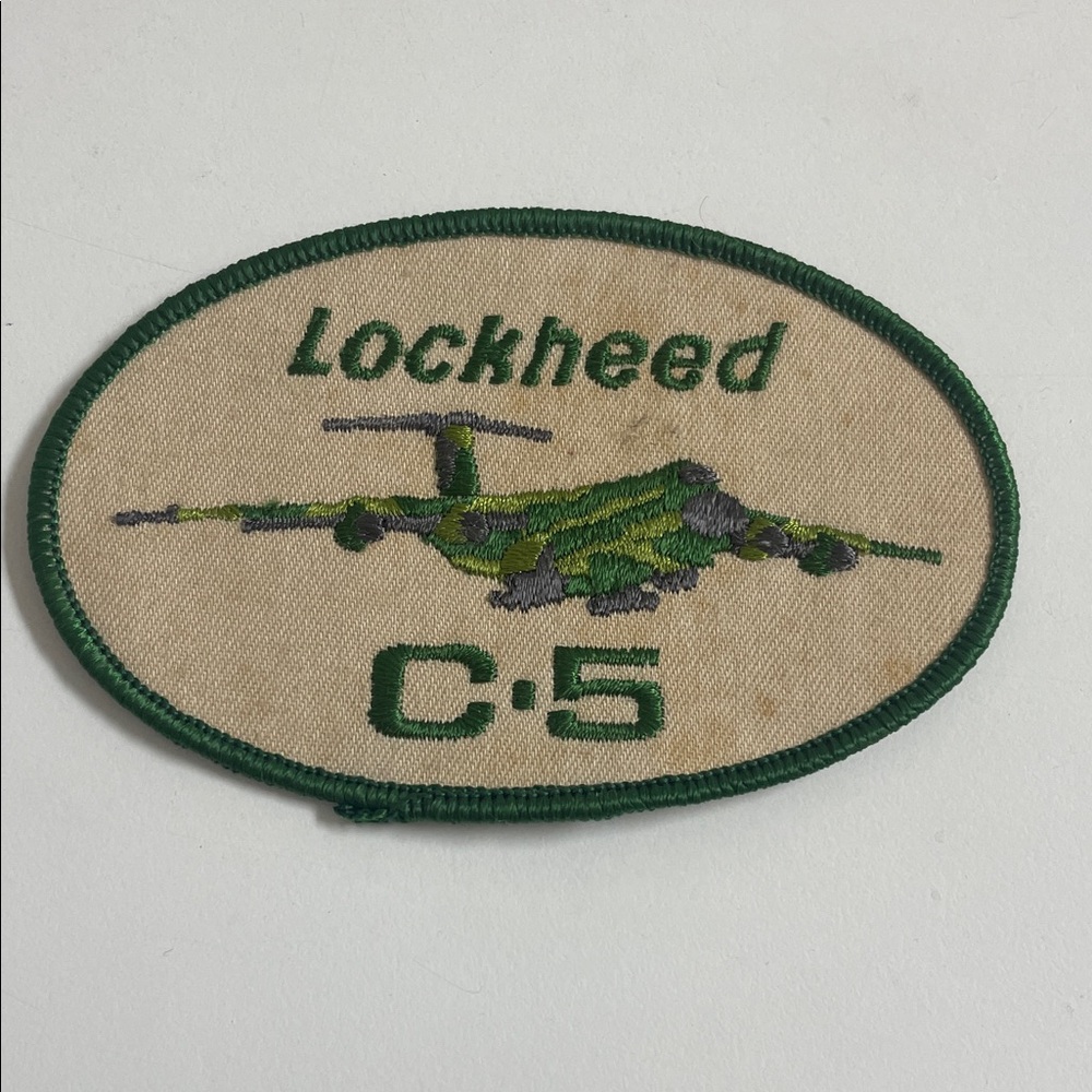 Source Unknown Lockheed C-5 Green and Tan Patch